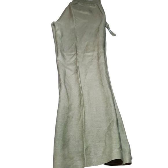 2B Bebe Wide Leg Pants Green Studded Pockets Women's Small - Picture 5 of 7